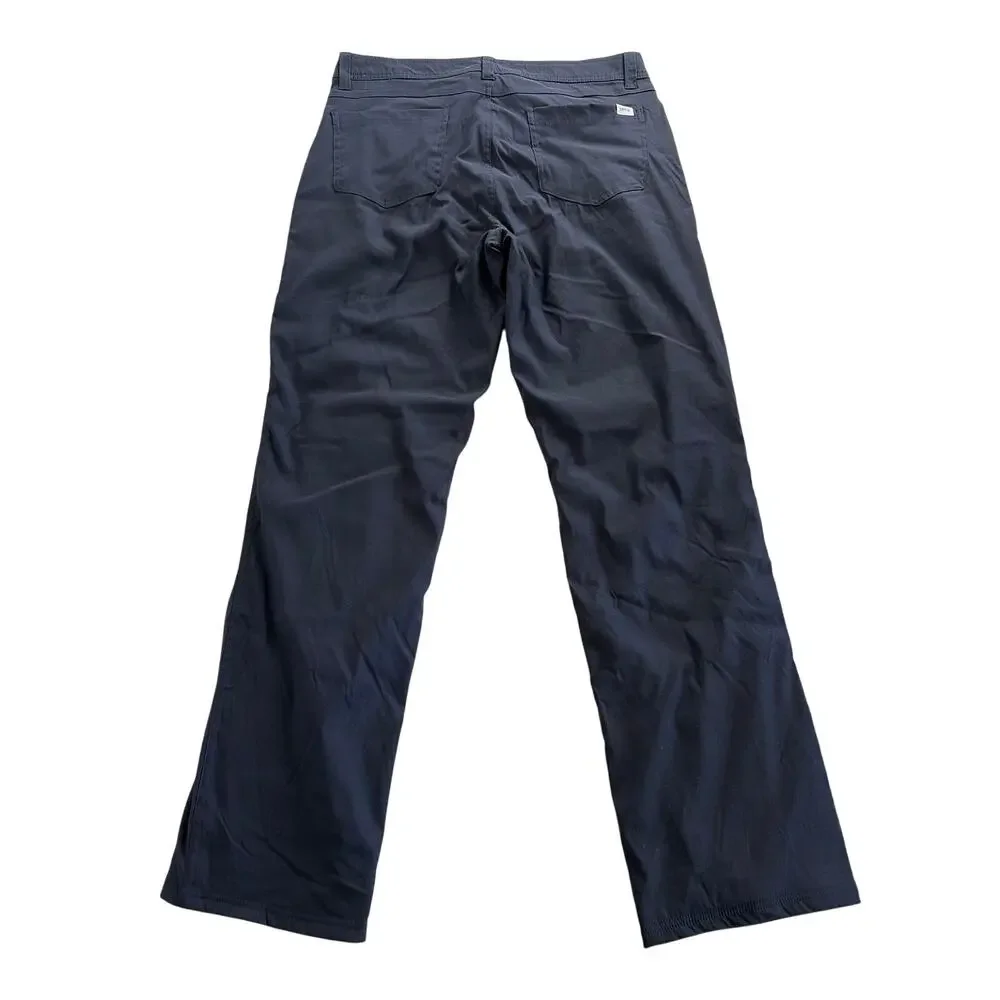 Orvis‎ Mens Fleece Lined Pants Size 32x32 Navy Blue Straight Leg NEW